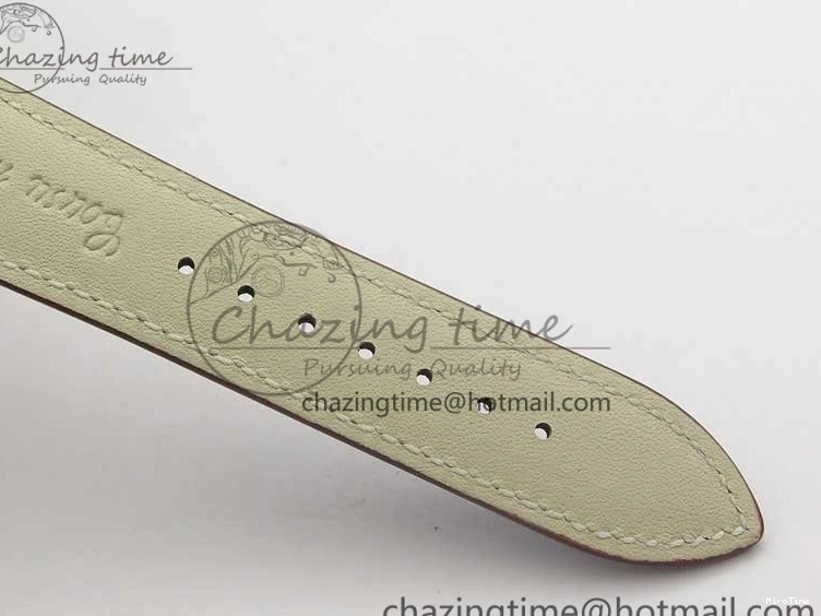 MIROTIME 0423 Calatrava 5524R Pilot Travel Time RG GRF Brown Dial on Brown Leather Strap MIYOTA TopPick 7155